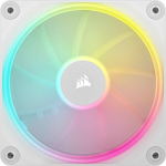 Icue Link LX120 Rgb 120MM Pwm Fan - Dual Light Loops Requires Icue Link System Hub Sold Separately - White