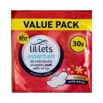 Lil-lets Essentials Scented Pads With Wings 30S