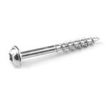 100 PK Zinc Pocket-Hole Screws Coarse Maxi-loc 38MM 8 SML-C150-100-INT