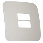 Two Single Module Horizontal Cover Plate - Cream - Buy Online At 7 Triple 7