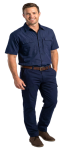 Vulcan Rogue Cargo Trouser Navy Size 38