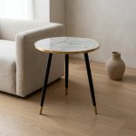 Coffee Table Mdf Covered With White Finish