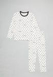 PoP Candy Polka Dot Pj Set-black & White
