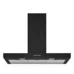 Smeg 90CM Decorative Wall Extractor Black