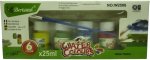 6 X 25ML Assorted Water Paint Colors Set