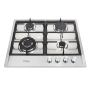 TOTAI 4 BURNER GAS HOB STAINLESS STEEL