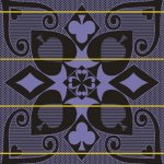 Mini Khotso - Cards Brown cobalt gold - 110 X 130 Cm MINI