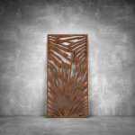 Wall Art D053 - 1040 X 535 X 20 Indoor Rust Coat Warm White
