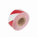 Danger Tape Roll Red And White 75MM X 500M