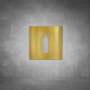 Fire Extinguisher Sign - Brushed Brass
