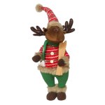 Frost Sitting Plush Doll 29X18X45CM - Reindeer