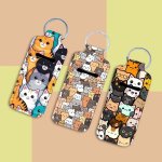 3PCS Lipstick Holder With Clip Keychain CLH1