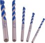 Alpen Drill Bit Set Granite 5PC 4 5 6 8 10MM