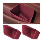 Tnaiyh Car Trash Can 2PCS Portable Silicone Leakproof Vehicles Side Door Storage Garbage Can Multifunctional Automotive Interior