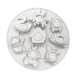 4AKID Round Silicone Moulds - Baby Animals