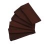 Continental Cotton Linen Napkin 6 Piece Set - 40CM - Brown