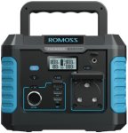 Pure RS500-2B2-G1C3H Romoss Thunder Series 400WH 18AH 22.2V Power Station 400WH Ternary Lithium Battery 220V 50HZ At 500W Ac Out