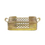 Small Mira Handled Mirror Tray Bronze