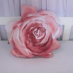 Shaped Pillow Dusty Rose