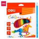 EC00120 Coloured Pencil 24 Colour Wood Free – 6921734940933