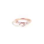 Scattered Diamond Band In Rose Gold - Lab Grown