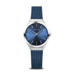 Ultra Slim Polished brushed Silver Women's Watch 18729-307