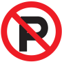 Abs No Parking Sign