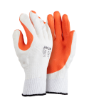 Crayfish Orange Rubber Coated Gloves