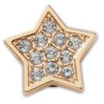 Tiny Gold Star With Diamonds Jibbitz - Multi Osfa
