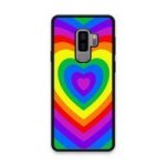Custom Printed Tpu Cases - Samsung Galaxy S9 Plus & 39 Rainbow Heart& 39 By