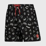 Airwalk Mens Grind Aop Shorts Black - S Black