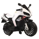 911 Electric Kids Ride-on Bike - White