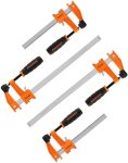 Clamp Bar Medium Duty Steel 4PC Set 2 X 150MM & 2 X 305MM