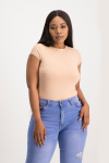 Mbali High-neck Bodysuit - Nude - L