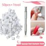 MINI Tofu Cubes Manicure Gradient Sponge Patty Glue Special Blush Small Square Scratch Pen Manicure Tool