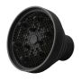 Folding Silicone Hair Dryer Blower Hood Diffuser - Black