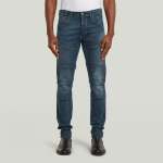 G-star Raw Biker Patched 3D Slim Antique Foundry Jeans - W40 L32 Not Applicable