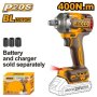 Ingco CIWLI20451 20V Power Share And Cordless Impact Wrench 405NM 1/2