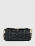 Teagan Weave Chain Bag - 0 Black