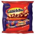 Cadbury Lunch Bar Mini Milk Chocolate Bars Treat Bag - 168G