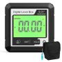 Abizarch Digital Angle Finder Magnetic Angle Gauge Lcd Digital Level Tool Protractor Inclinometer Level Box Backlit Portable Angle Measurement Tool Ba