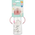 Made 4 Baby Wide-neck Bottle With Handle Pink 270ML