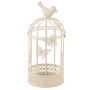 White Bird Cage Candle Holder Party Decoration