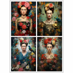 Tear Resistant Deco Print A6 Vintage Travel