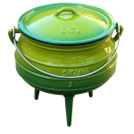 Lk S Pot 3-LEG 2 6.0L C i Green Enamel