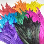 20PCS Natural Rooster Tail Feathers 22-28CM 8.8-11.2 Pheasant Feathers For Crafts Wedding Decoration Diy Clothes Plumas
