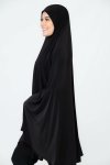 Ayesha Black Flowing Abaya Burqa