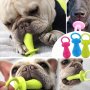 1pc Durable Mixed Color Pet Chew Toy For Aggressive Chewers - Promotes Teeth Cleaning And Healthy Chewing Habits