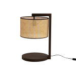 Soren Table Lamp - Lamp Base With Shade Mocha Bronze Gold Ferro