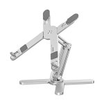 Grawit Adjustable Laptop Stand With 360 Rotating Base Portatble Laptop Riser For Desk Foldable Aluminum Notebook Stand Heat Diss